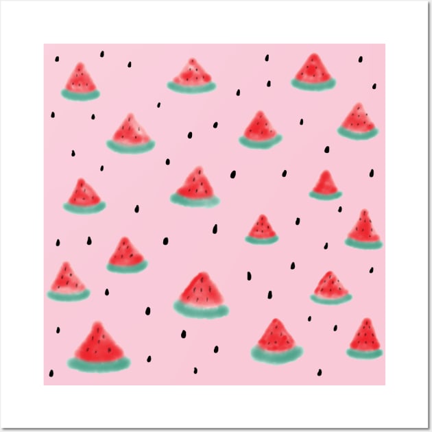 Watermelon Wall Art by zzzozzo